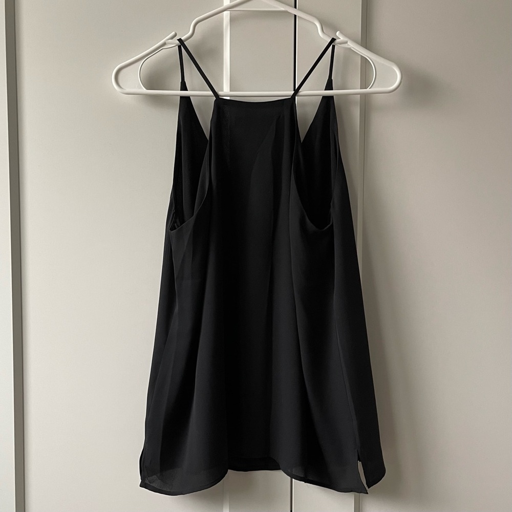 Loft black silky tank - Picture 2 of 4